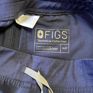FIGS Navy Straight-Leg Scrub Pants